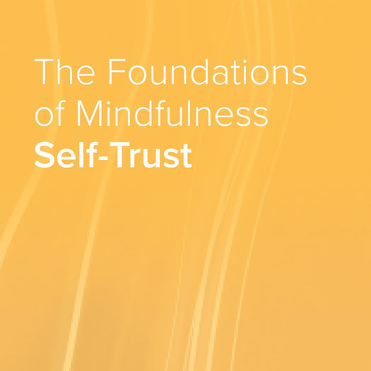 The Foundations of Mindfulness Self-Trust — cover graphic on warm yellow background