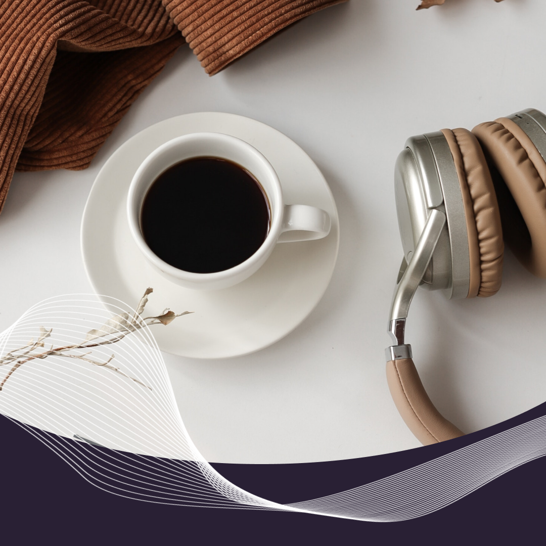 coffee, music, brain