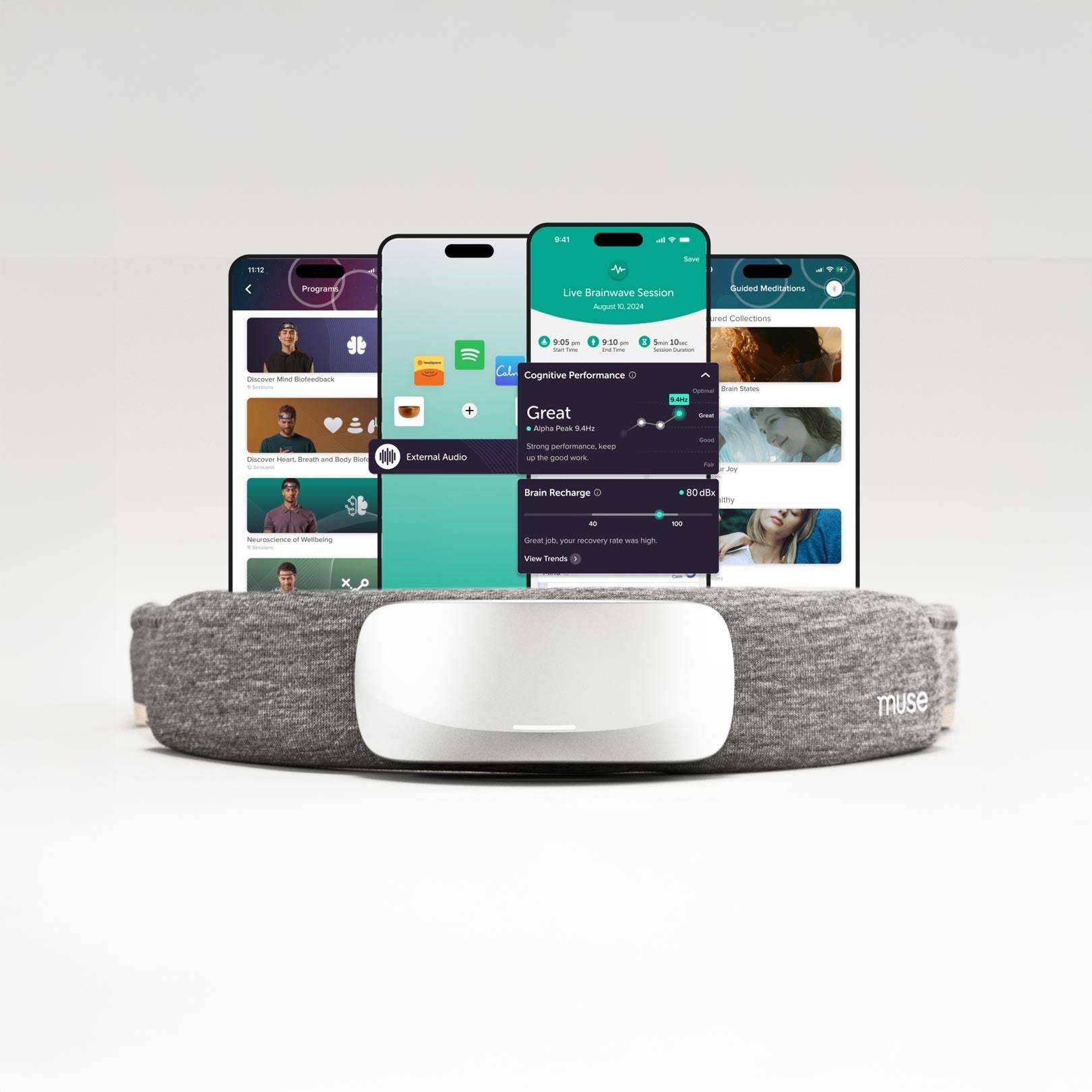 Muse Program Muse S Athena Premium Subscription Bundle | Muse® EEG Mental Fitness ...